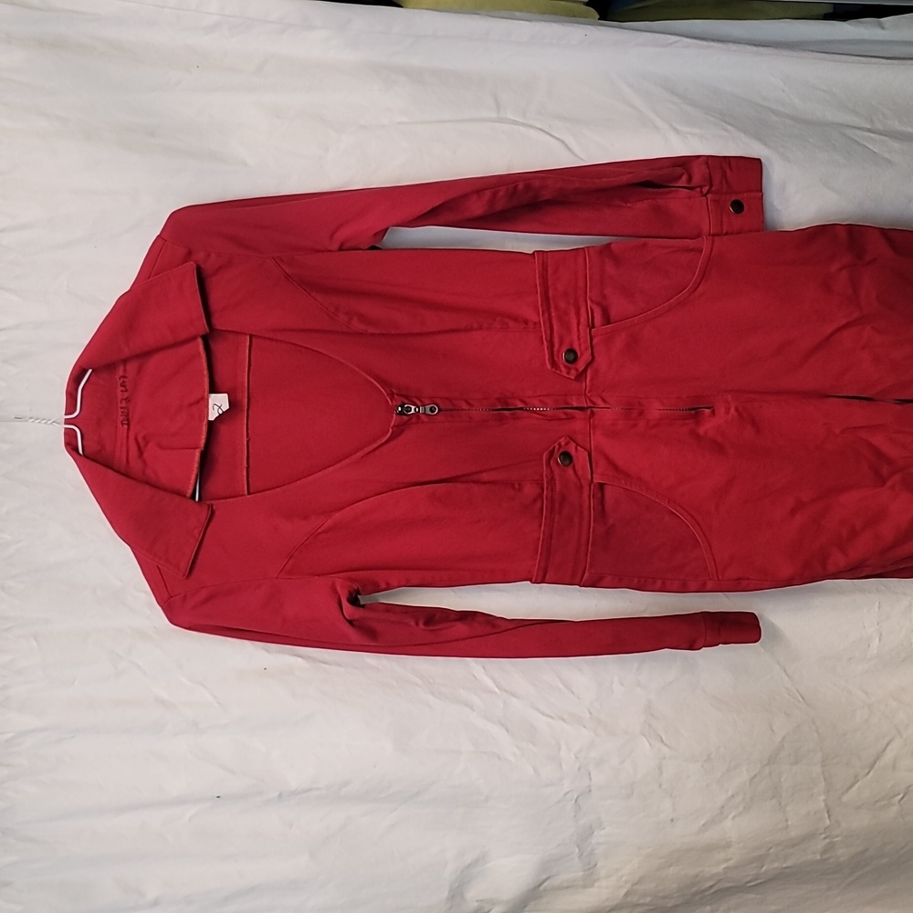 lds red jumpsuit sz 2